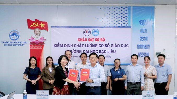 Trường Đại học Bạc Liêu hoàn thành chương trình khảo sát sơ bộ – sẵn sàng cho công tác đánh giá ngoài cơ sở giáo dục.